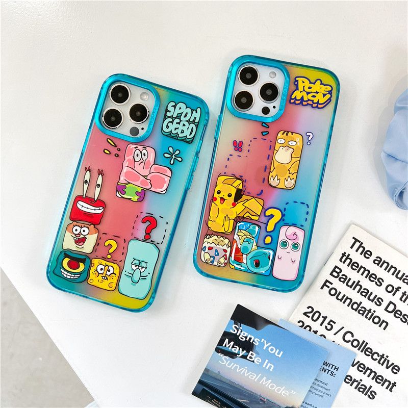 Pokemon and Spongbob Game of Tetris