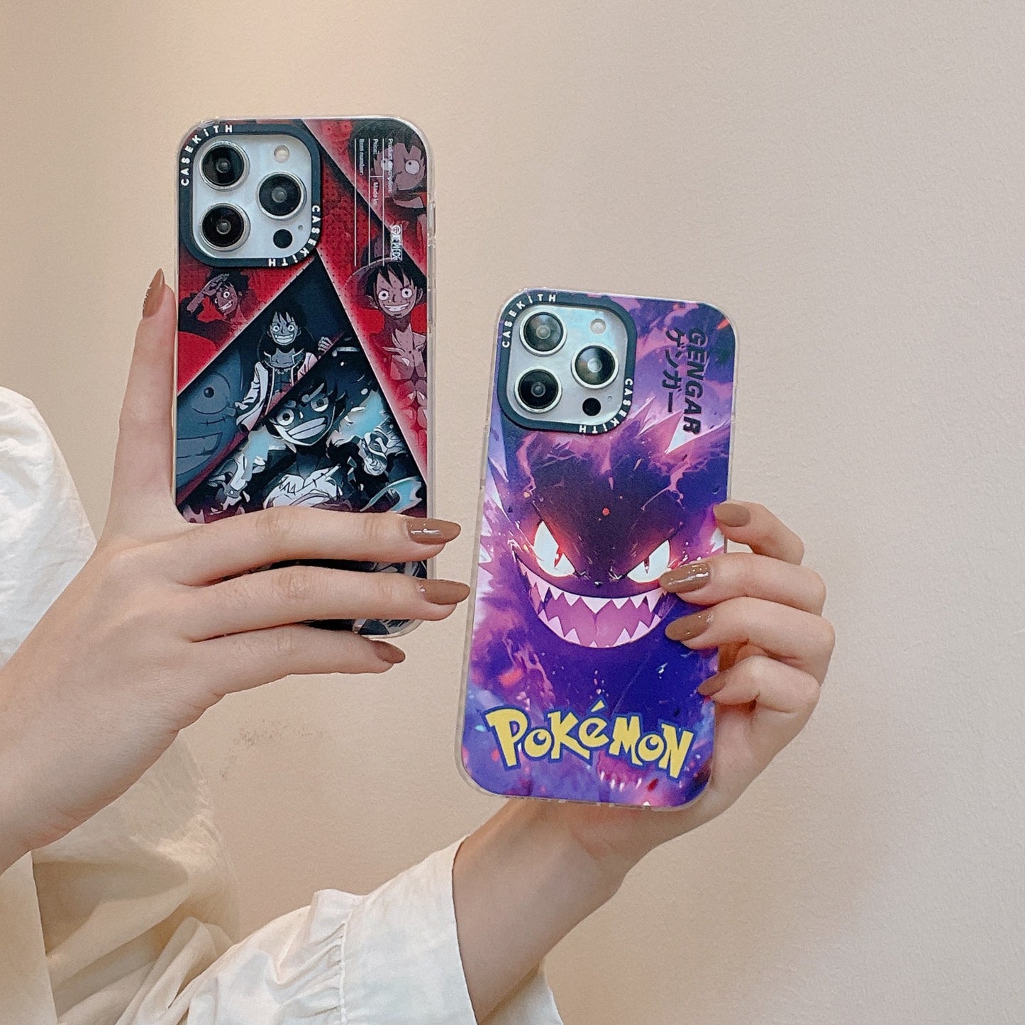 Unleash Adventure: One Piece x Pokémon Fusion Phone Cases