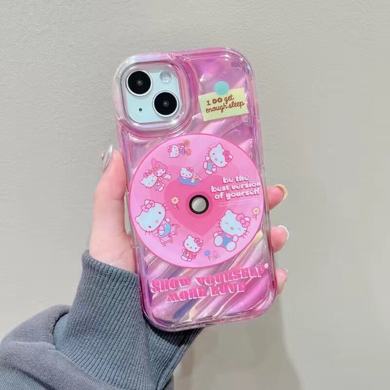 Cute Hello Kitty Cat with CD Stand