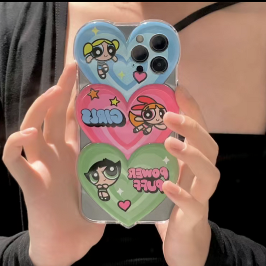Triple hearts powerpuff girls