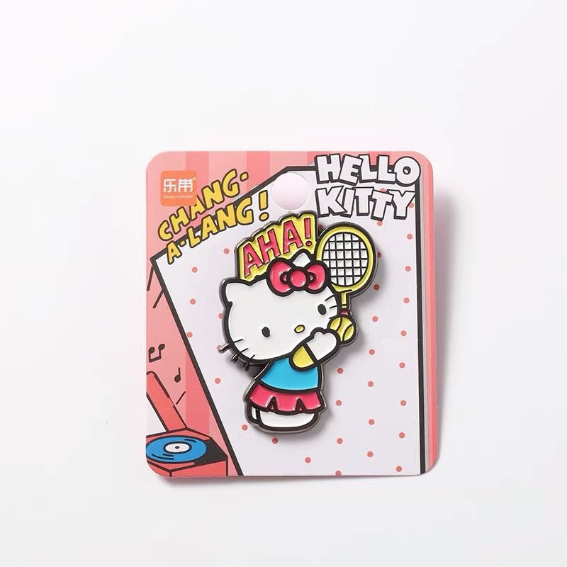 Sanrio cartoon wind cartoon metal badge cute Cinnamon kulomi hello kitty pachacco brooch clothes bag JK brooch