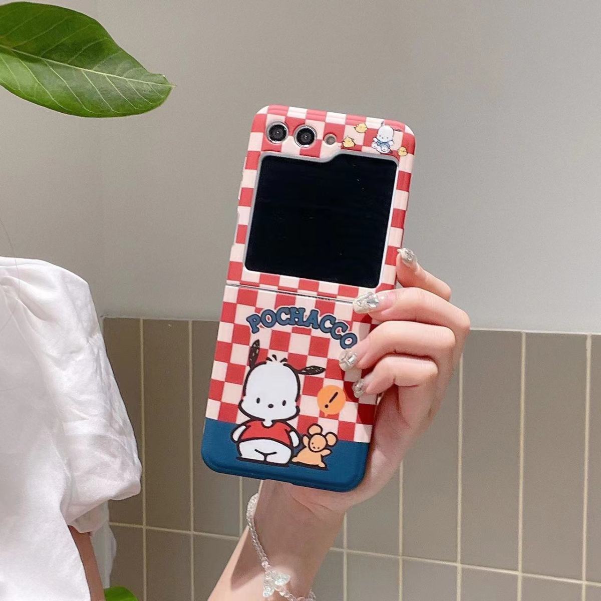 Samsung zflip mobile phone case cartoon Pochacco