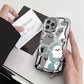 Silver Halloween small ghost Apple 14 phone case for iphone13pro/xsmax all-inclusive 12 love heart 11