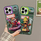 Groot and Rocket Double Silver Apple 13/14 Promax Phone Case iPhone 11/14