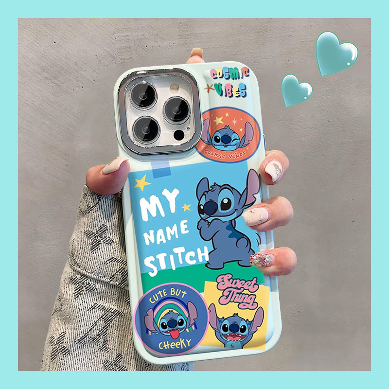 Stitch for iphone air cushion phone case iPhone 13 ProMax all-inclusive 12 silicone soft 11