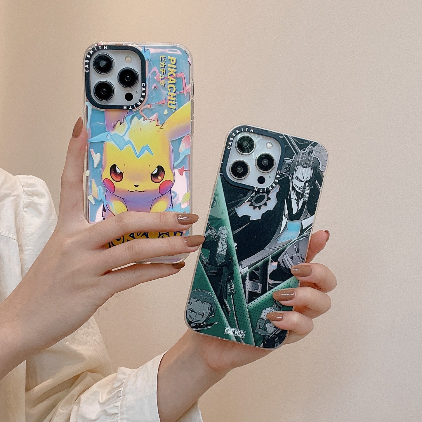 Unleash Adventure: One Piece x Pokémon Fusion Phone Cases