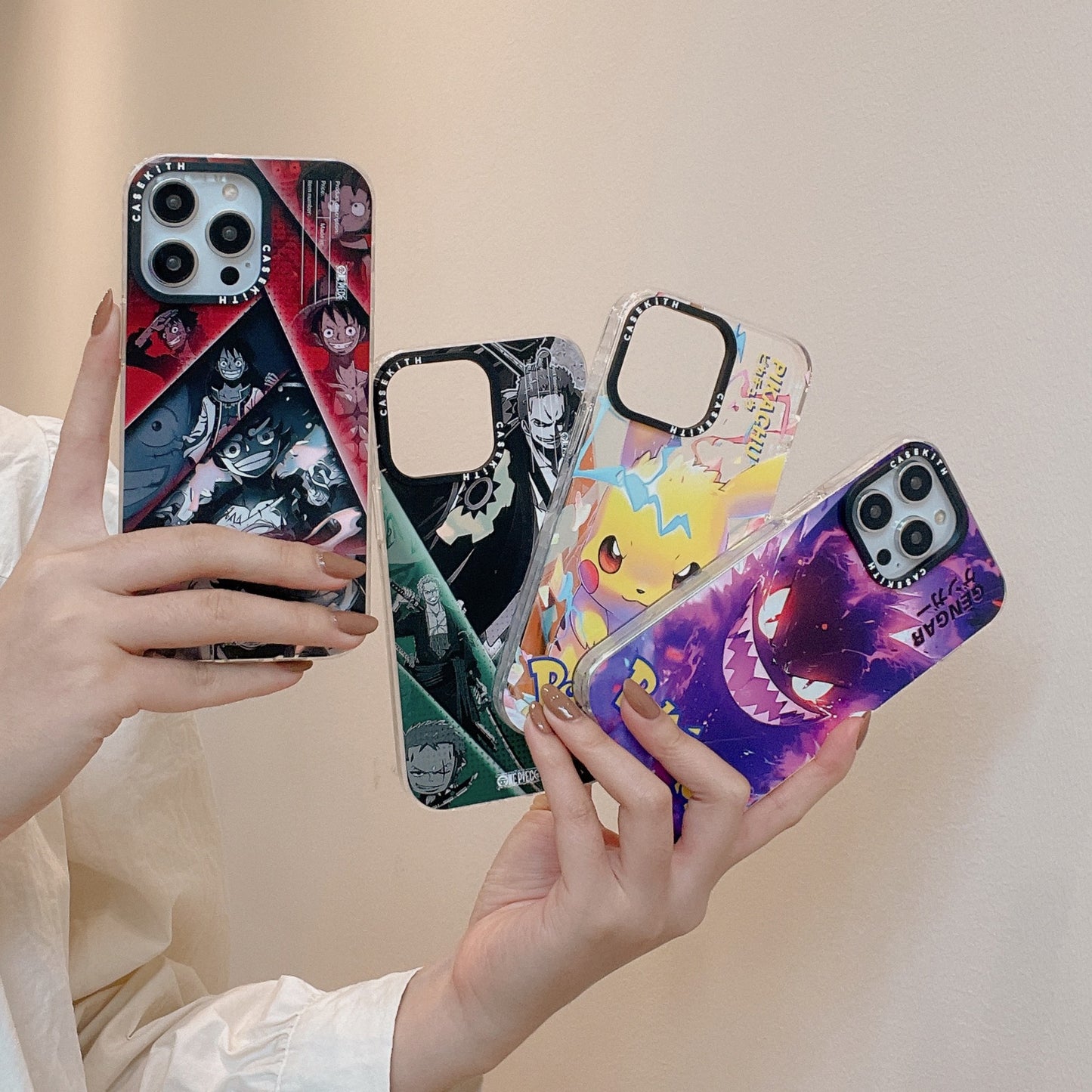 Unleash Adventure: One Piece x Pokémon Fusion Phone Cases