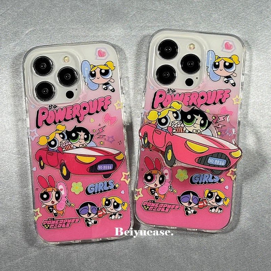 Racing car powerpuff girls