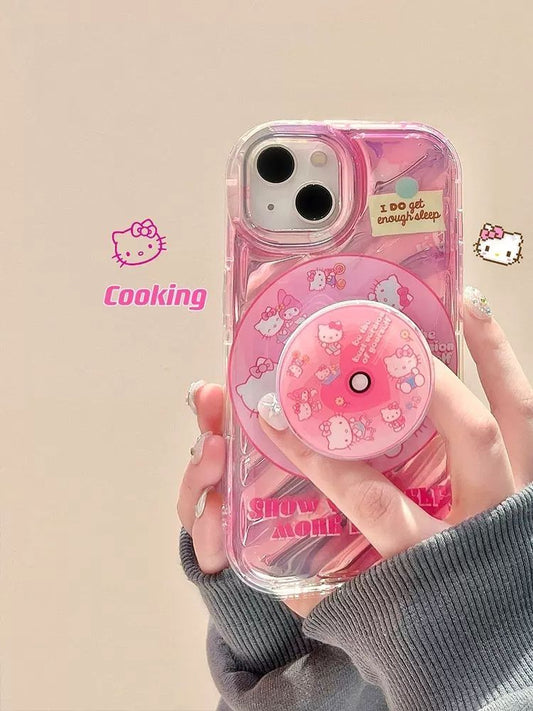 Cute Hello Kitty Cat with CD Stand